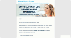 Desktop Screenshot of mandibulasana.com